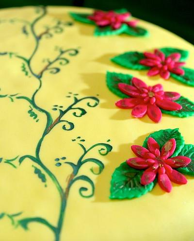 Yellow and green - Cake by Lilas e Laranja (by Teresa de Gruyter)