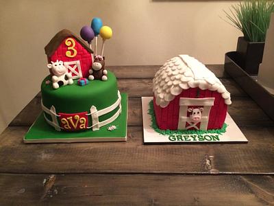 Farm themed birthday - Cake by Tabi Lavigne