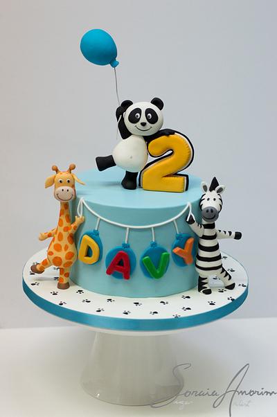 Panda and friends cake - Cake by Soraia Amorim