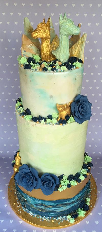 Alapaca Wedding Cake  - Cake by Sugarfeat