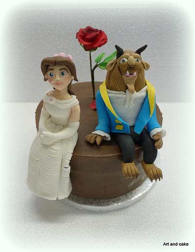 A little wedding cake, Beauty and the Beast - Cake by marja
