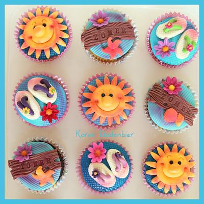 Summer cupcakes - Cake by Karen Dodenbier