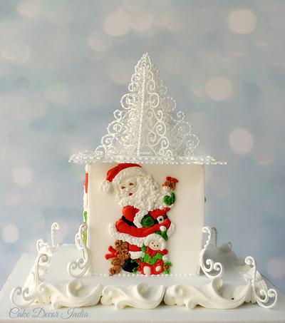 Royal icing Christmas  - Cake by Prachi Dhabaldeb
