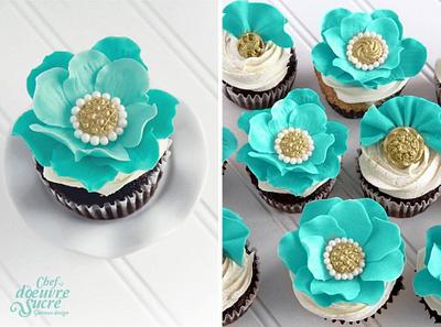 Flowers Cupcakes - Cake by Chefdoeuvresucre