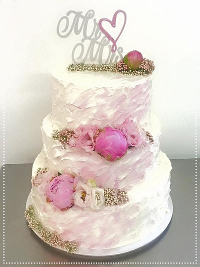 Wedding cake - Cake by Marlotka