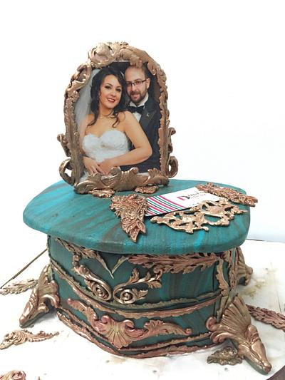 Anniversary cake - Cake by Dinadiab