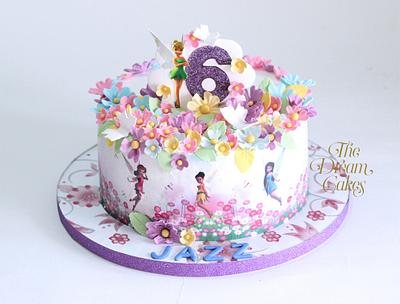 Tinkerbell Garden - Cake by Ashwini Sarabhai