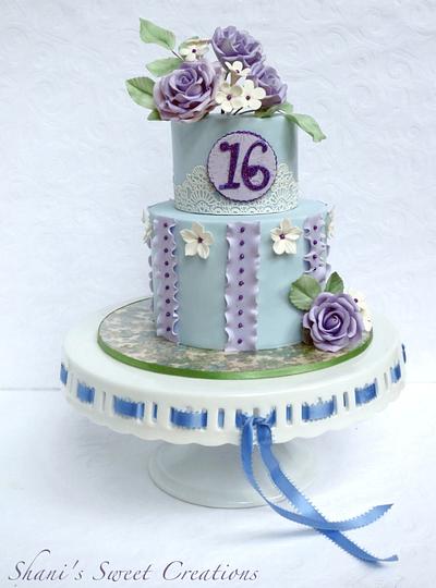 Sweet Sixteen - Cake by Shani's Sweet Creations