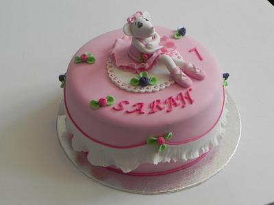 cake angelina ballerina - Cake by cendrine