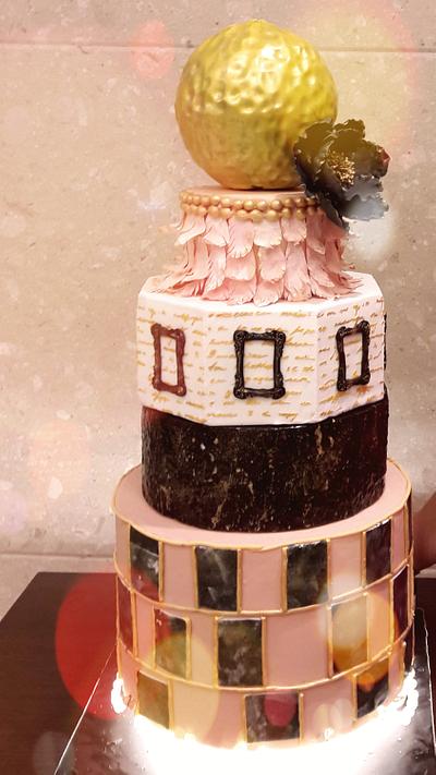 MODERN WEDDING  CAKE  - Cake by Chocolady