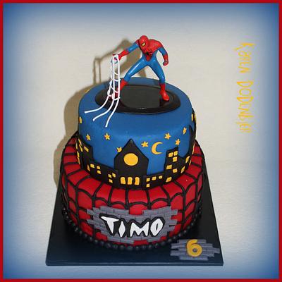 Spiderman - Cake by Karen Dodenbier