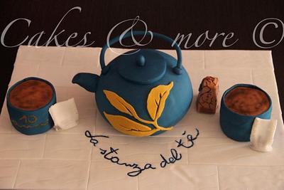 Teapots and cups cake - Cake by Elli & Mary