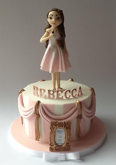 Starring Rebecca in the hit musical 'Happy 11th Birthday ! ' - Cake by cakesdamour