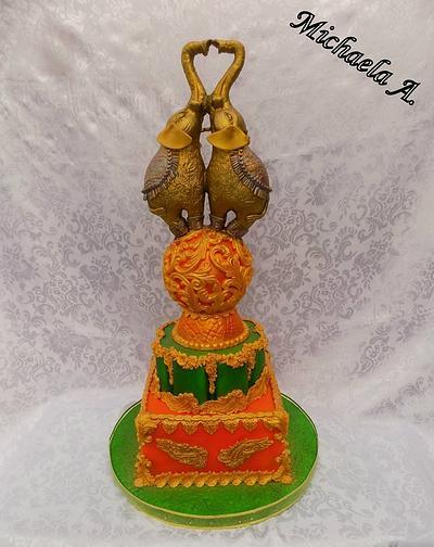 Elephants for luck - Cake by Mischel cakes