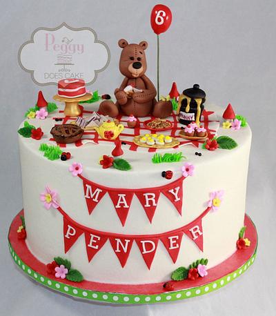 Buttercream Teddy Bear picnic! - Cake by Peggy Does Cake