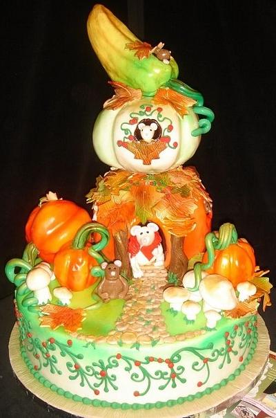 The Sweet Pumpkin Patch...... - Cake by Cakeladygreece