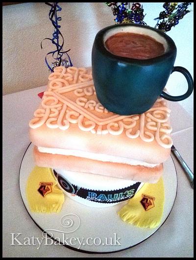 Tea and Biscuits - Cake by Katy Davies