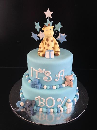 Giraff baby shower - Cake by Mmmm cakes and cupcakes