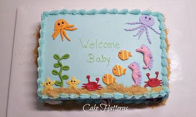 Beach Babies - Cake by Donna Tokazowski- Cake Hatteras, Martinsburg WV