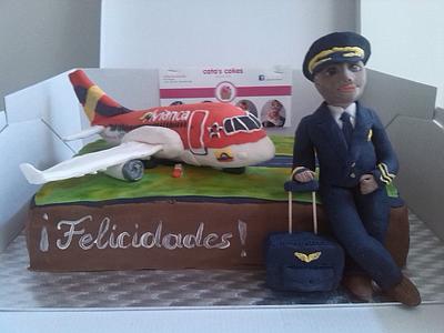 airplane cake - Cake by Catalina Anghel azúcar'arte