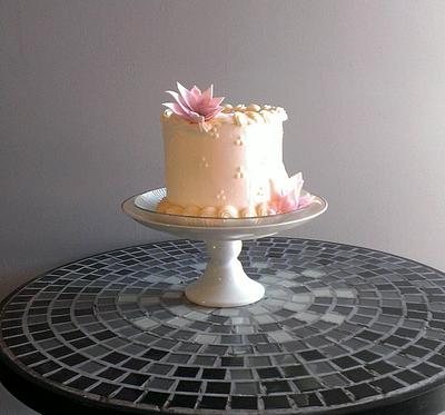 teeny buttercream birthday cake - Cake by cheeky monkey cakes