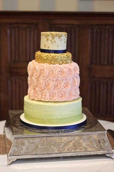 Buttercream & sequins - Cake by TLC