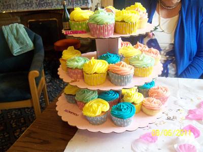 couloured cup cakes - Cake by diane