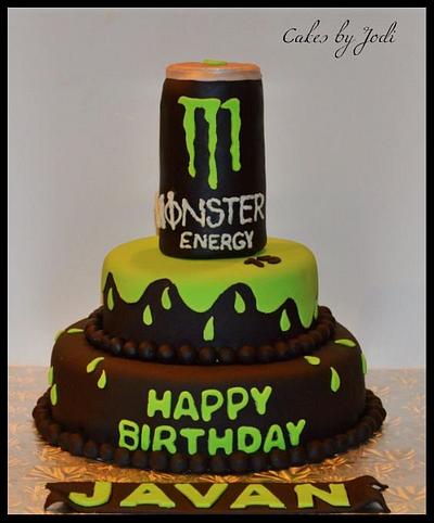 Monster Energy! - Cake by cakesbyjodi