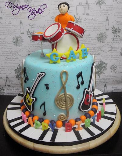 Musical Theme Cake - Cake by Phey