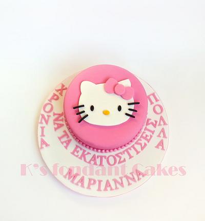 Hello Kitty - Cake by K's fondant Cakes
