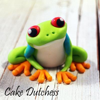 Treefrog cake topper - Cake by Etty