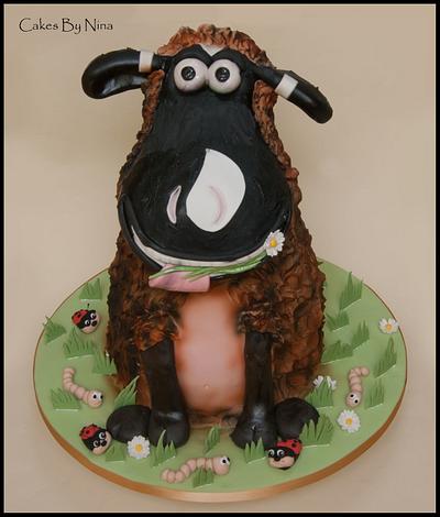 Hamish the 18" Tall 3d Sheep - Cake by Cakes by Nina Camberley
