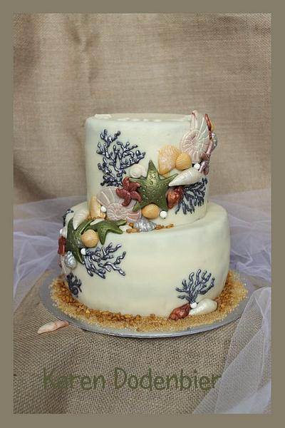 Sea Shell cake - Cake by Karen Dodenbier
