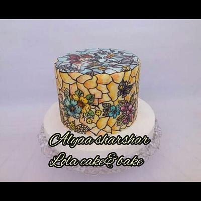 Stained glass cake - Cake by Alyaa sharshar 