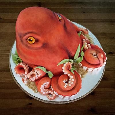 Octopus Cake - Cake by Ambrosia Cakes