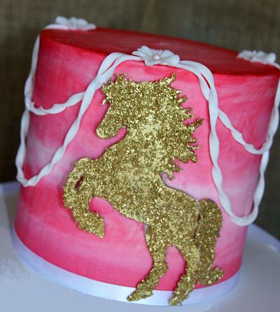 Sparkly horse  - Cake by Pamela Jane
