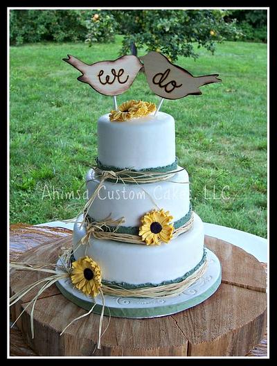 Orchard wedding - Cake by Ahimsa