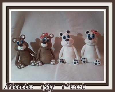 My cute bears who i fell in love with - Cake by Petra