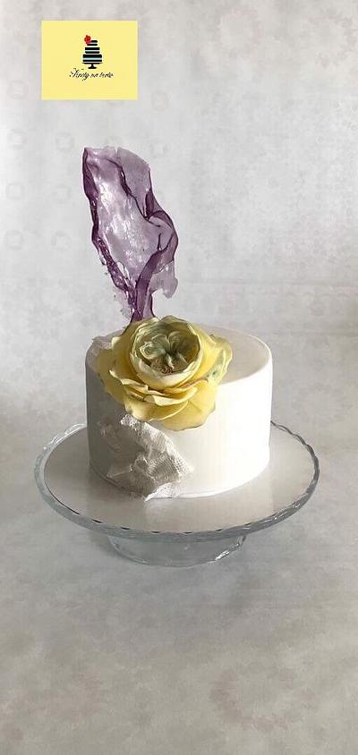 Birthday cake  - Cake by Kvety na tortu
