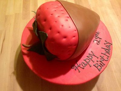Strawberry cake - Cake by Chrissa's Cakes