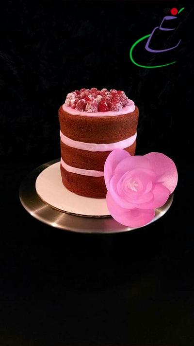 Naked Raspberry  - Cake by Cassandra Rice