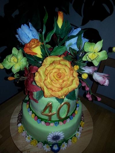 40. Birthday - Cake by Weys Cakes