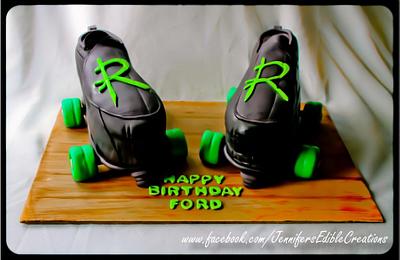 Roller Skates Cakes - Cake by Jennifer's Edible Creations