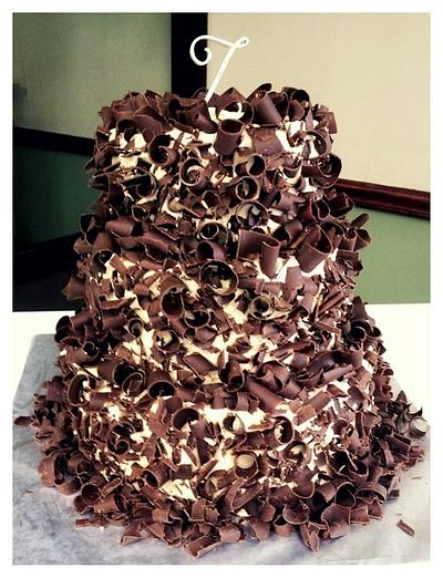 Chocolate Curls.. - Cake by mjhknsjhjhrj