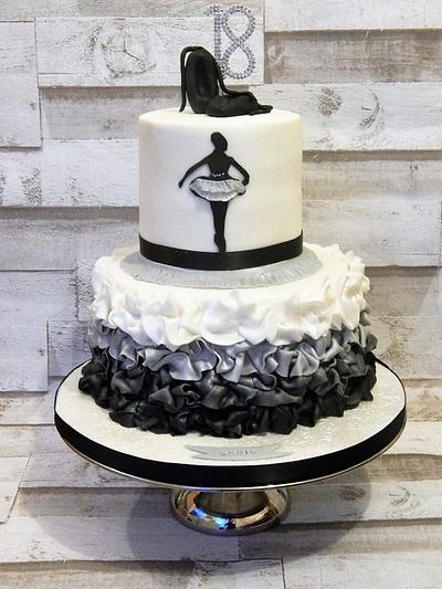 Ballerina Ruffle Cake - Cake by Lilli Oliver Cake Boutique