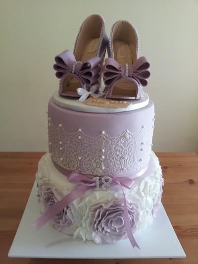 Gumpaste shoes cake  - Cake by Bistra Dean 
