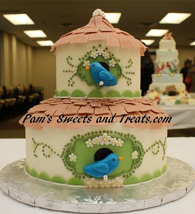 Birdhouse Cake - Cake by Pam
