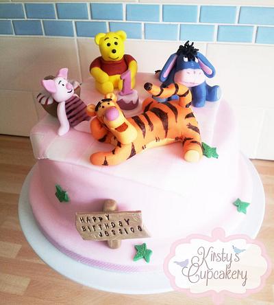 Winnie the pooh and friends  - Cake by KirstysCupcakery