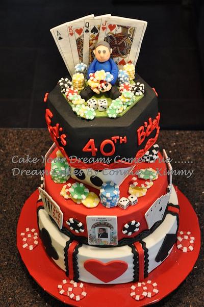 Casino Cake - Cake by Cake Your Dreams Come True ....  Dream Cakes By Connie and Kimmy
