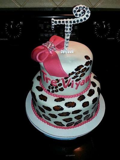 Cheetah Baby!!! - Cake by Schanell Utley